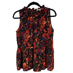 Floral sleeveless shirt